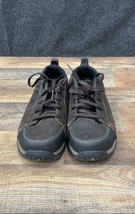 L.L. Bean Men's Snow Sneaker Brown Suede Low Top Hiking Shoes Size Unknown