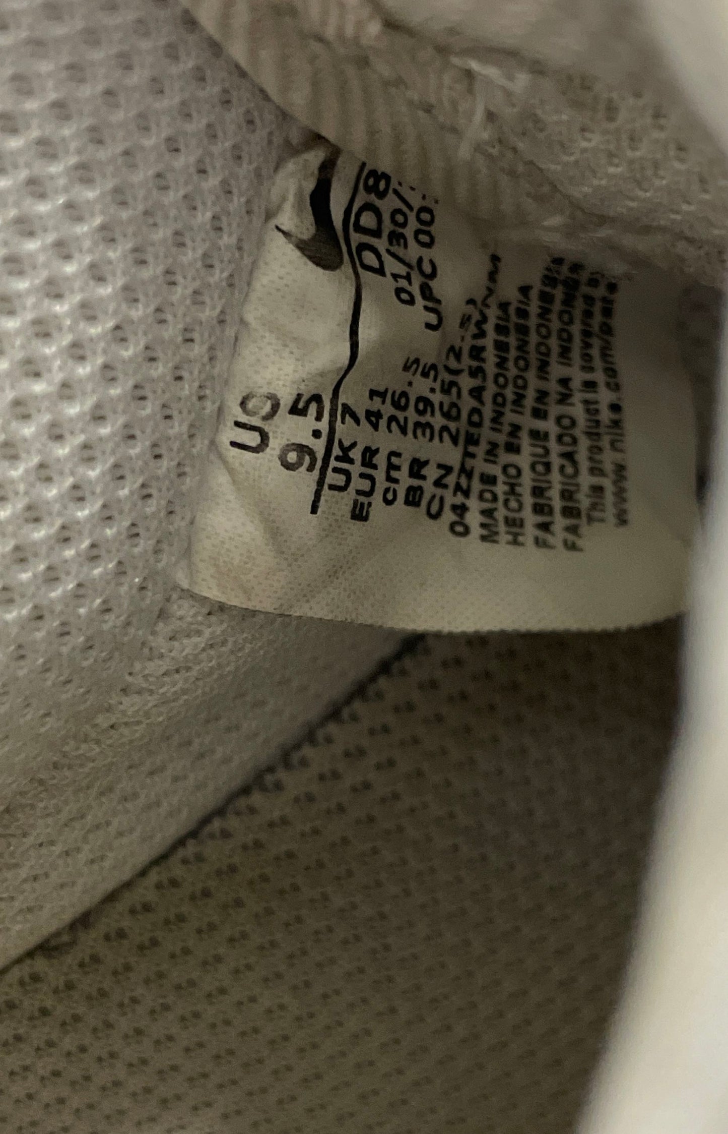 Nike Air Force 1 Low '07 Triple White Sneakers Women's Size 9.5