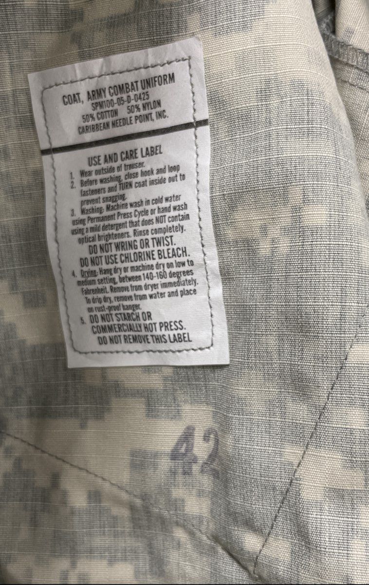 US Army ACU Digital Camo Combat Uniform Coat Shirt Men's XL Regular Vintage 00s