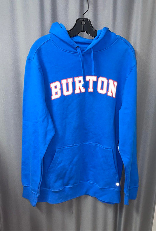 Burton NWT Men's College PO Brooke Pullover Hoodie Blue Logo Sz M