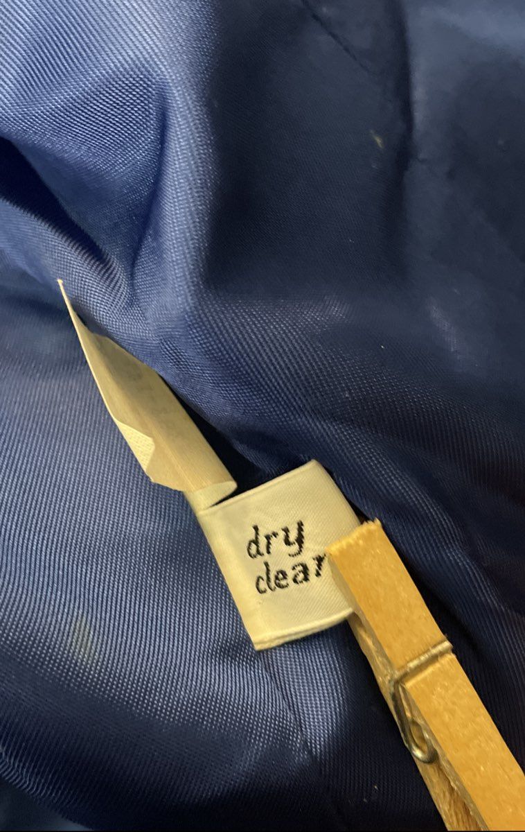 Vintage 80s Pendleton Women's Periwinkle Wool Blazer Jacket No Size Tag