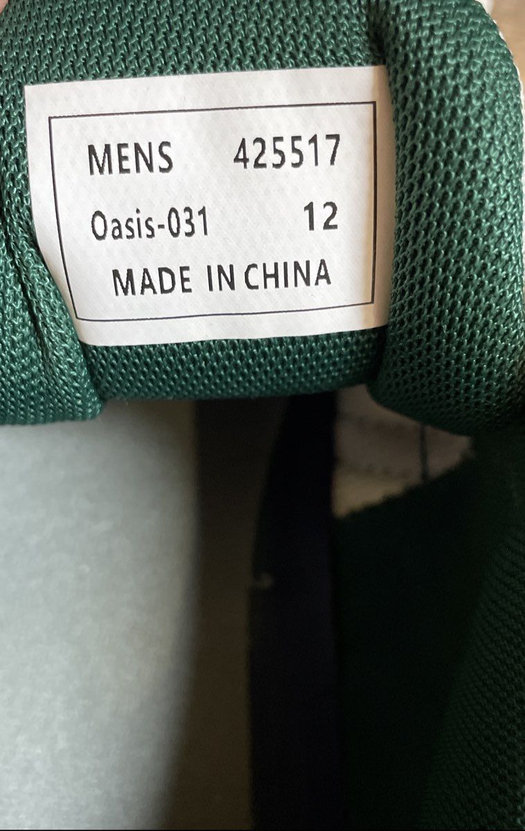 Mazino Oasis-031 White Green Chunky Streetwear Sneakers Size 12
