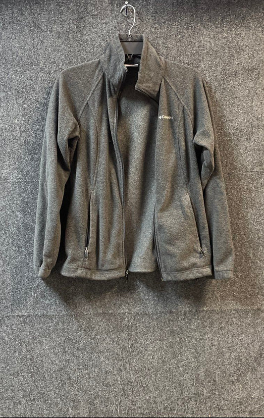 Columbia Women's Gray Benton Springs Full Zip Fleece Jacket Sz S