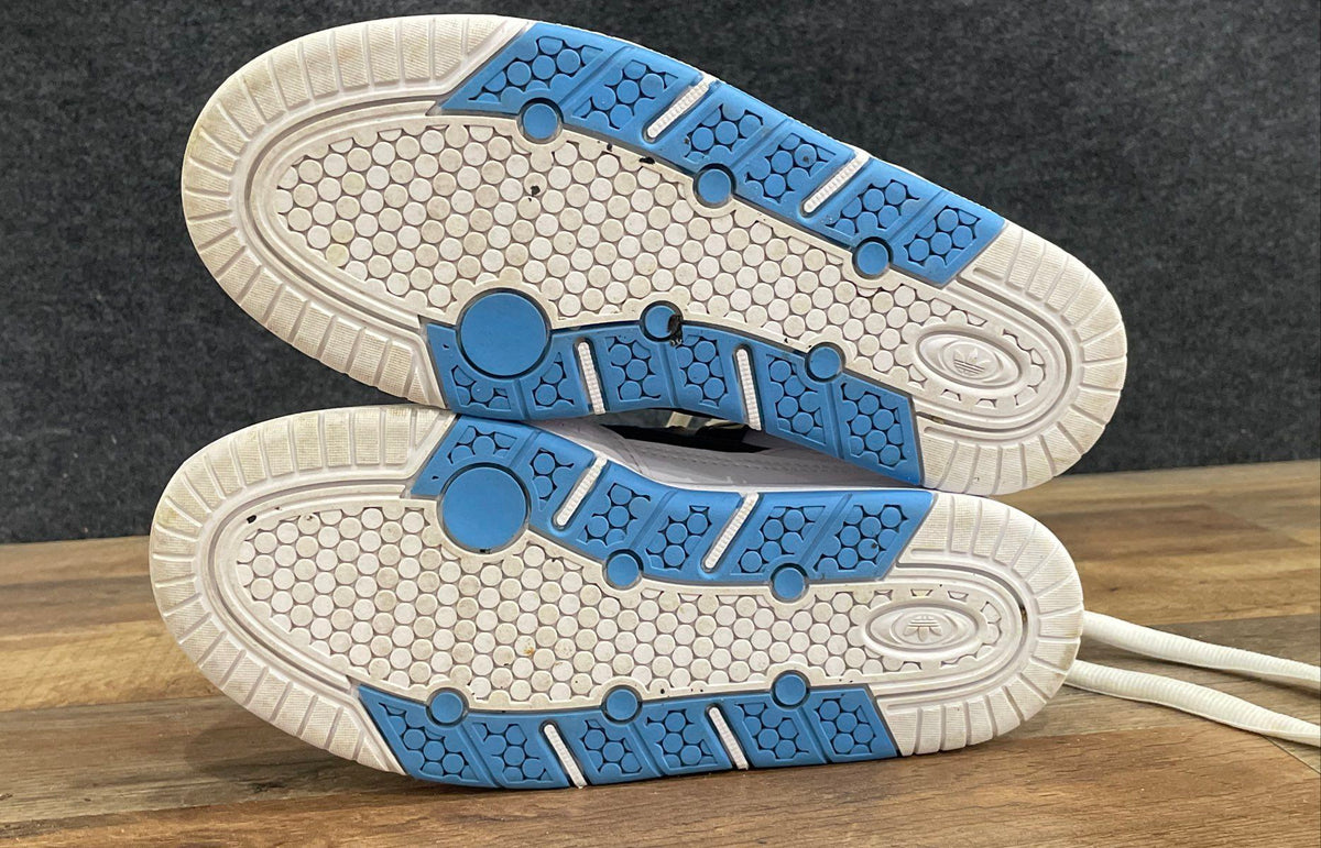 Adidas Originals Adi2000 White Black Sky Blue Sneakers Size 4.5