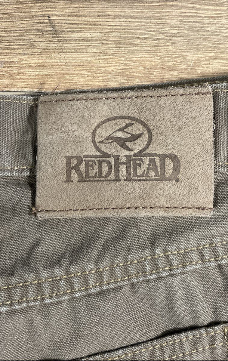 RedHead Men's Brown Field Pants Upland Hunting Fishing Canvas Denim Sz 42x30