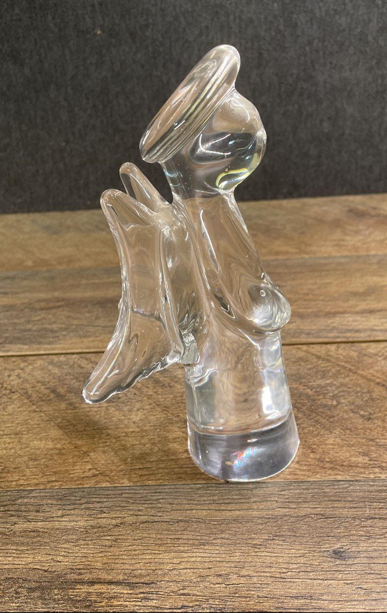 Glass Praying Angel Decoration