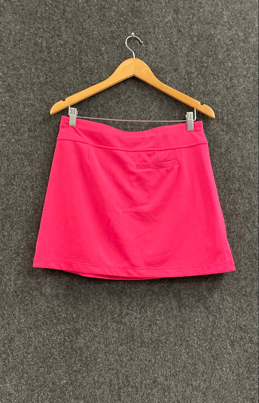 PGA Tour Women's Pink Airflux Textured Golf Skort Pockets Sz M