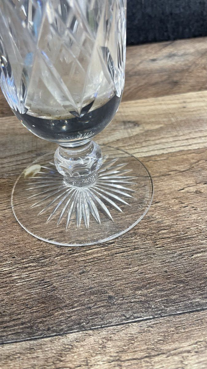 Crystel Cathedral Suite Pattern Glass Vase