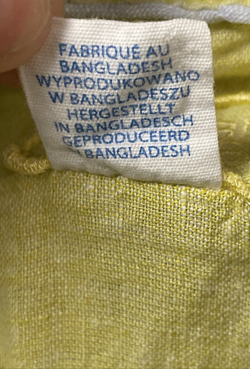 Women's Yellow Sigrid Olsen Long Sleeve Button Up - Size M