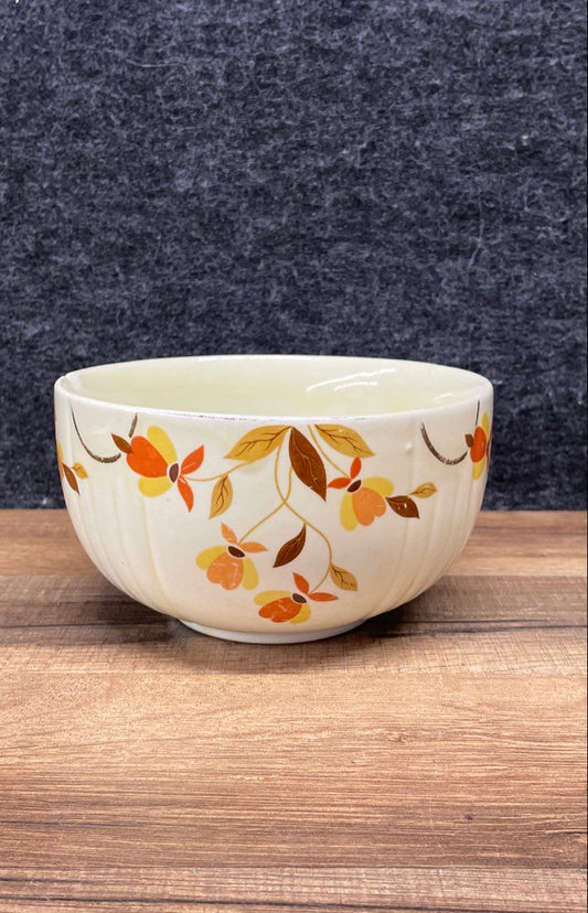 Hall's Superior Autumn Leaf Cereal Bowl Vintage Mary Dunbar Jewel Tea 6"