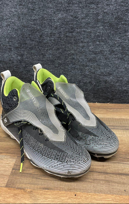 Under Armour Highlight Hammer MC Black White Football Cleats Men's Size 11