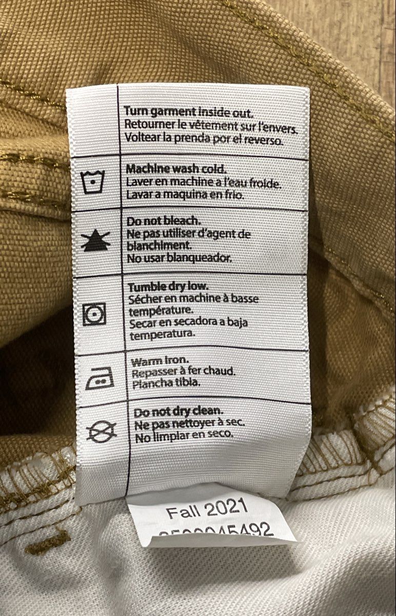 Carhartt Men's Rugged Flex Relaxed Fit Canvas 5-Pocket Work Pants Brown 40x32