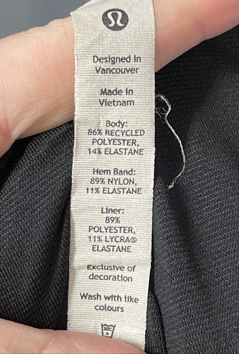 Lululemon Women's Speed Up Short Black Lined Running Athletic Size 4