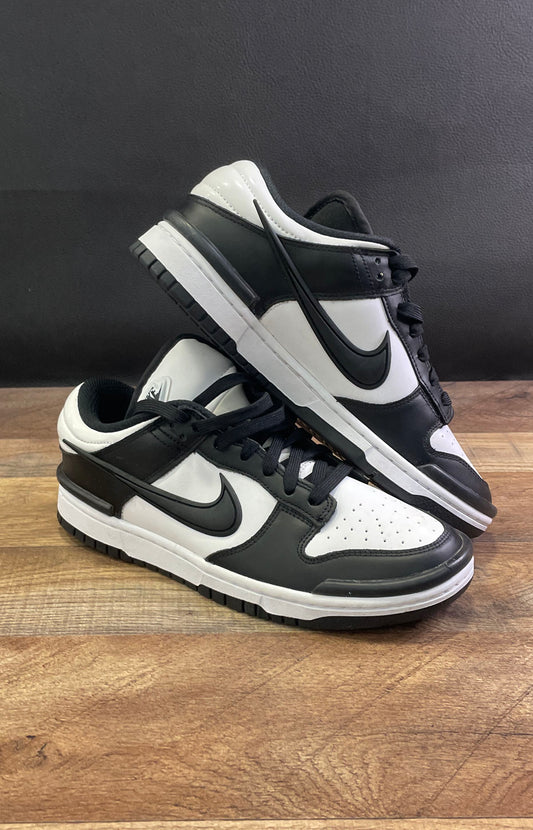 Nike Dunk Low LX Black White Sneakers Women's Size 9.5