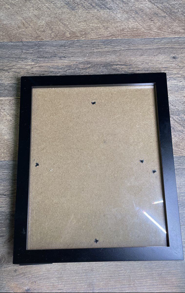 Set Of 2 Medium Glass/Metal Picture Frames