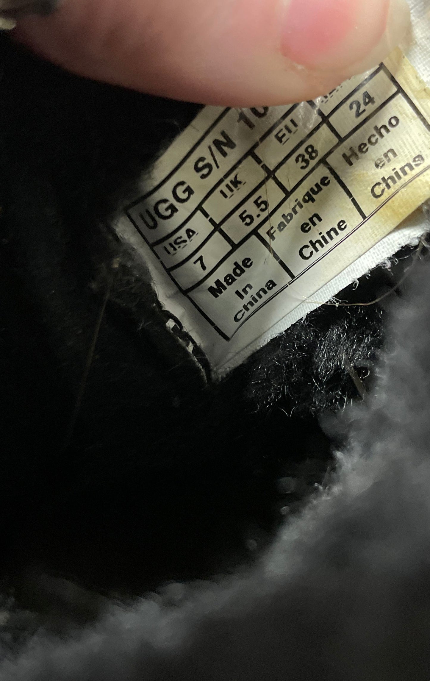 UGG Aztek Woven Black Suede Studded Short Ankle Boots Size 7