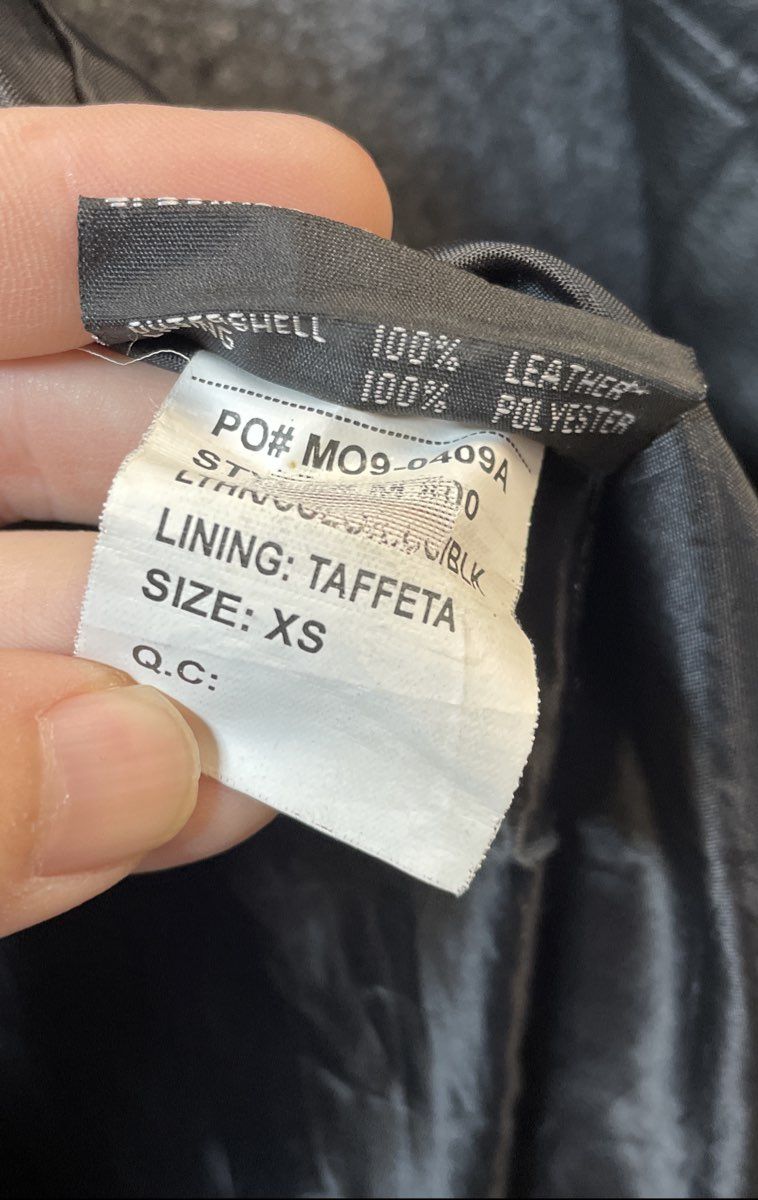First Manufacturing Co FMC Black Leather Motorcycle Riding Chaps Sz XS