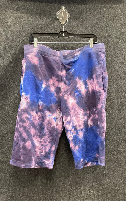 True Religion Women's Galaxy Tie-Dye Sweat Shorts NWT Sz L
