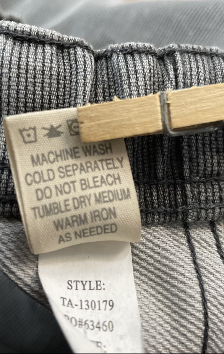 The Territory Ahead Men's Gray Jam Up Pull-On Jeans Elastic Waist Size XL