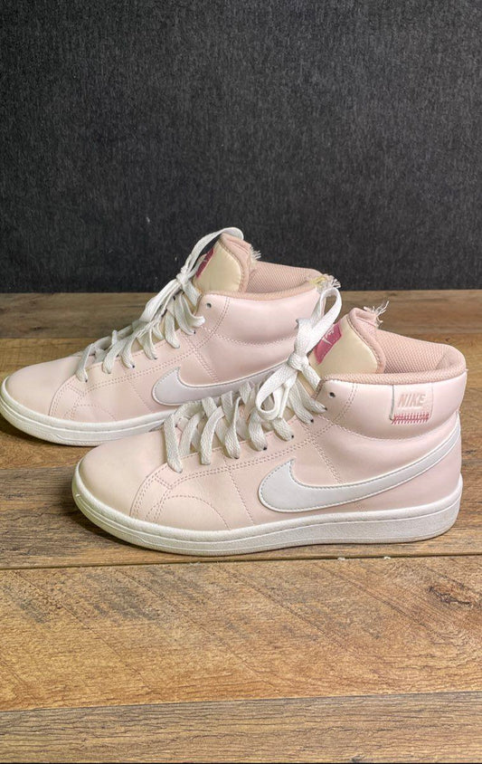 Nike Court Royale 2 Mid Pearl Pink White Women's Sneakers Size 7.5
