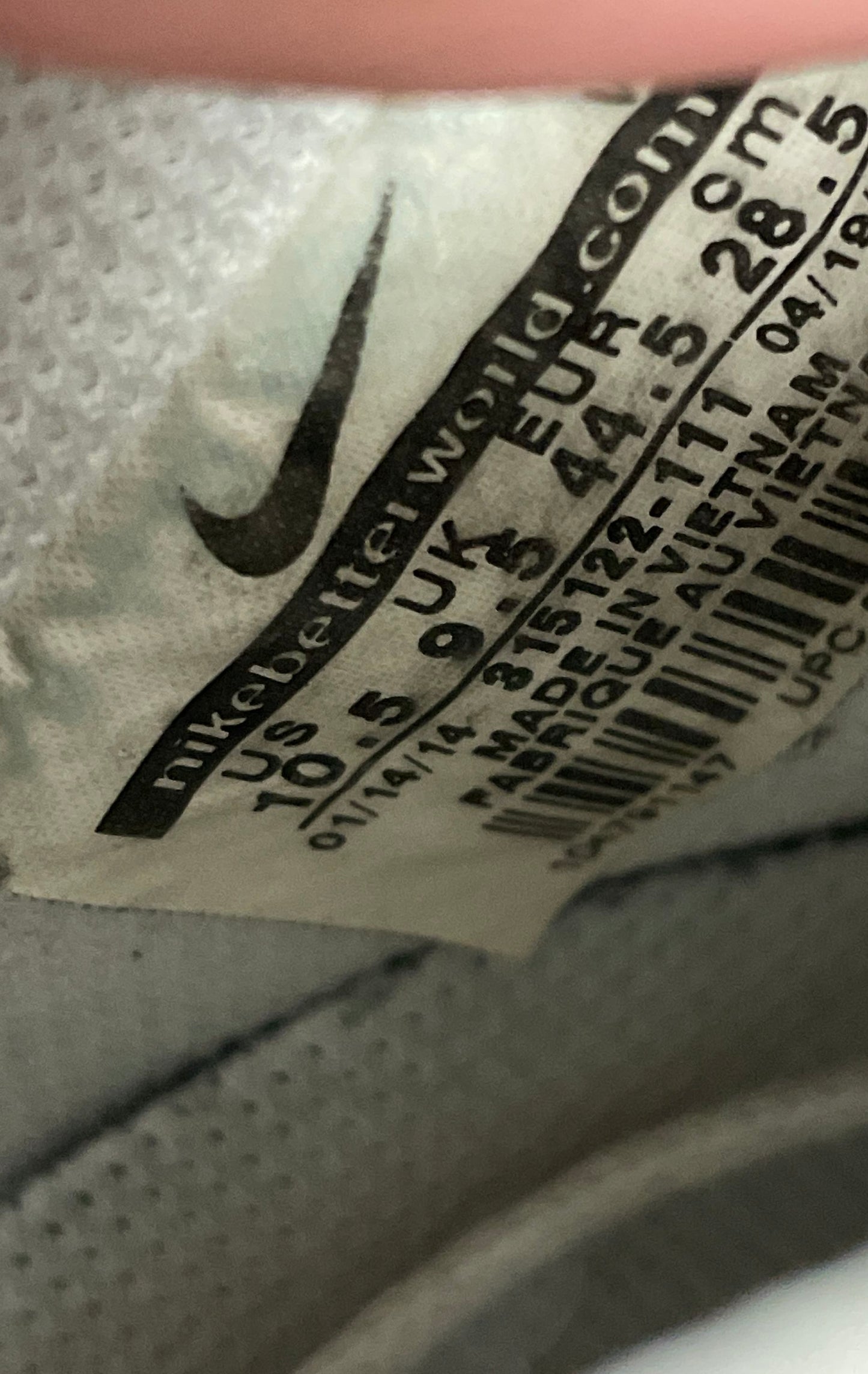 Nike Air Force 1 '07 Low White Sneakers 315122-111 Men's Size 10.5