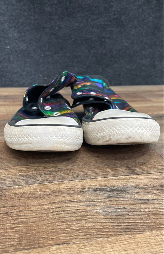 Converse Chuck Taylor All Star Rainbow Zebra Multicolor Low Top Sneakers Size 5