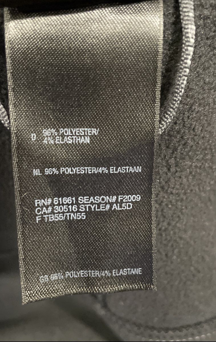 The North Face Men's Apex Bionic Softshell Vest Grey Two-Tone Full Zip Size L