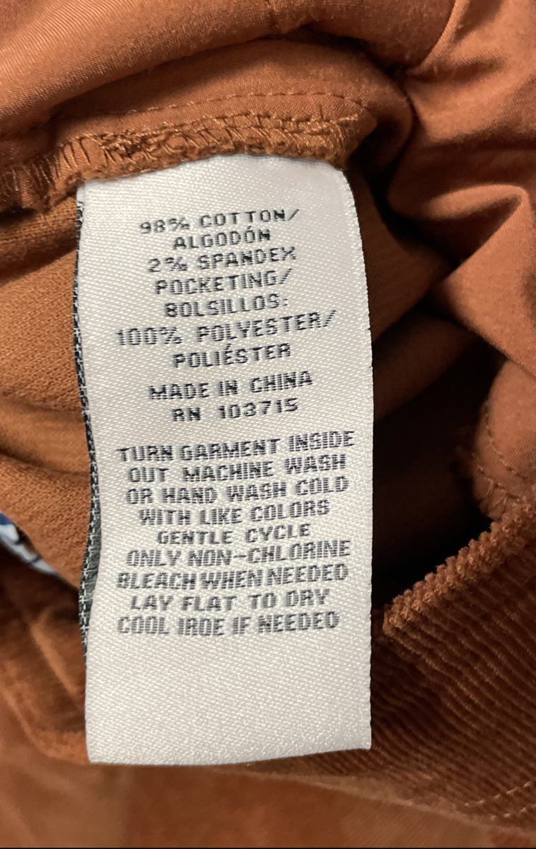 Nanette Lepore Women's Spice Brown Corduroy Cargo Pants NWT Size 14