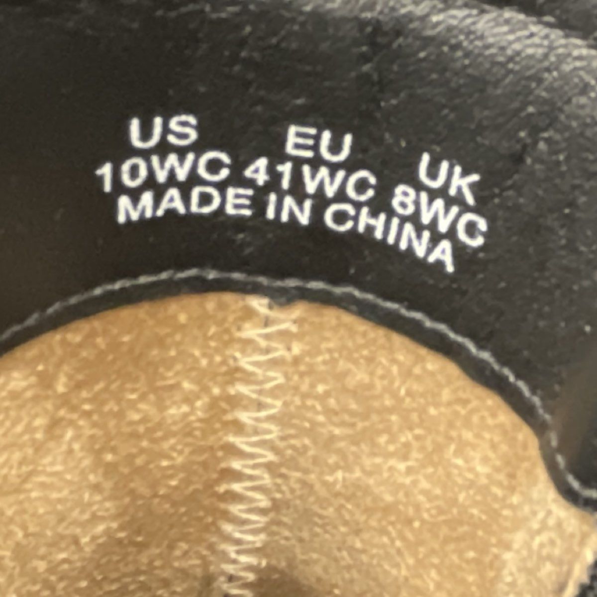 Women's Black Chunky Lug Sole Chelsea Boots Block Heel Ankle Booties Size 10W