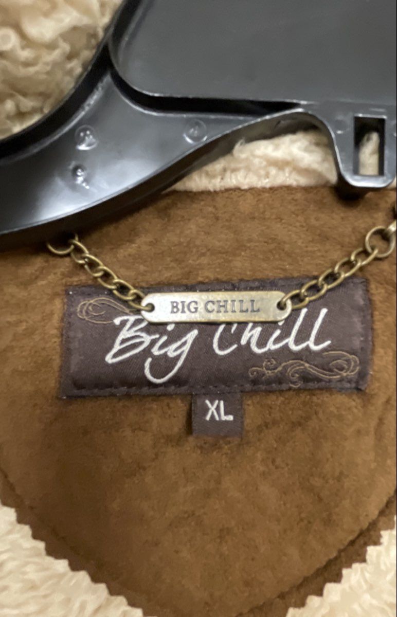 Big Chill Women's Brown Faux Suede Shearling Lined Sherpa Jacket Sz XL