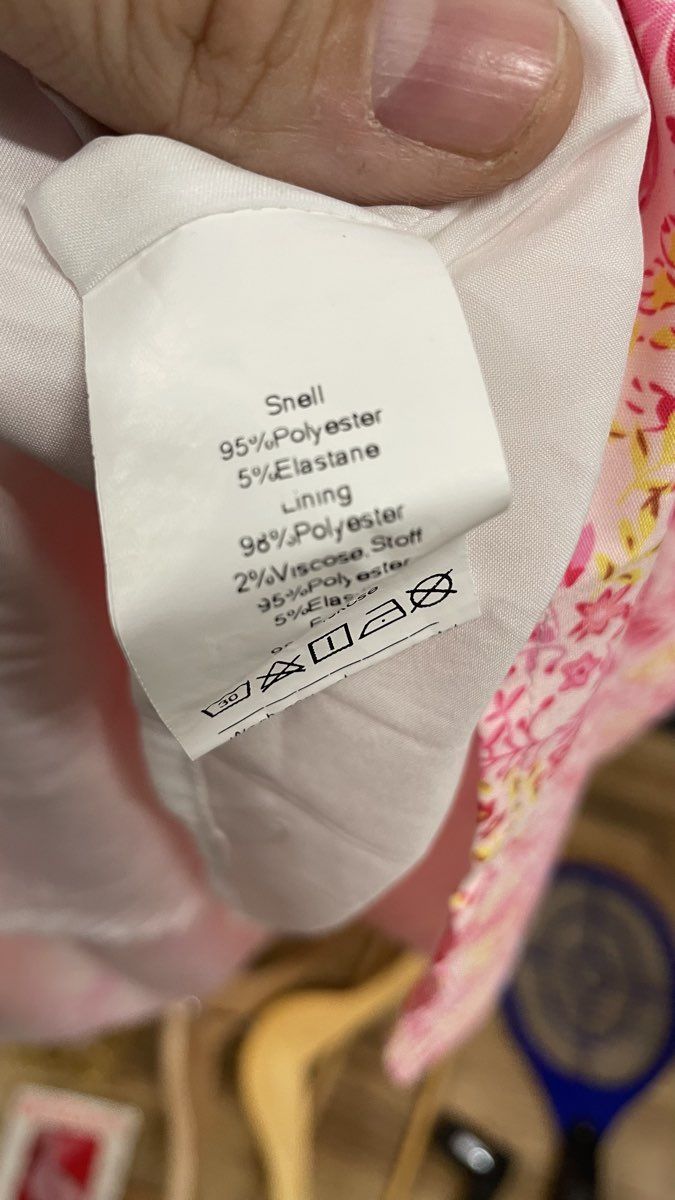 Scarlet Darkness Women's Pink Floral Smocked Halter Midi Dress Size S