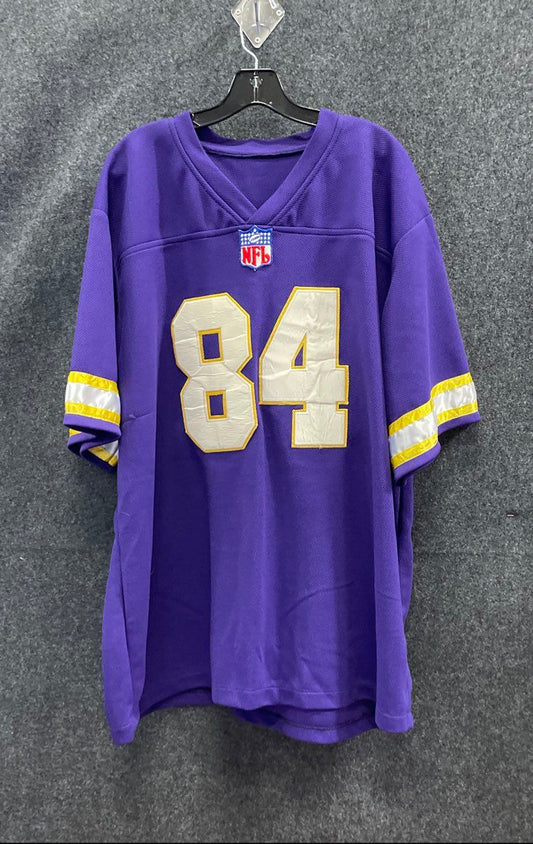 NFL Men's Randy Moss Minnesota Vikings Purple Jersey #84 Football