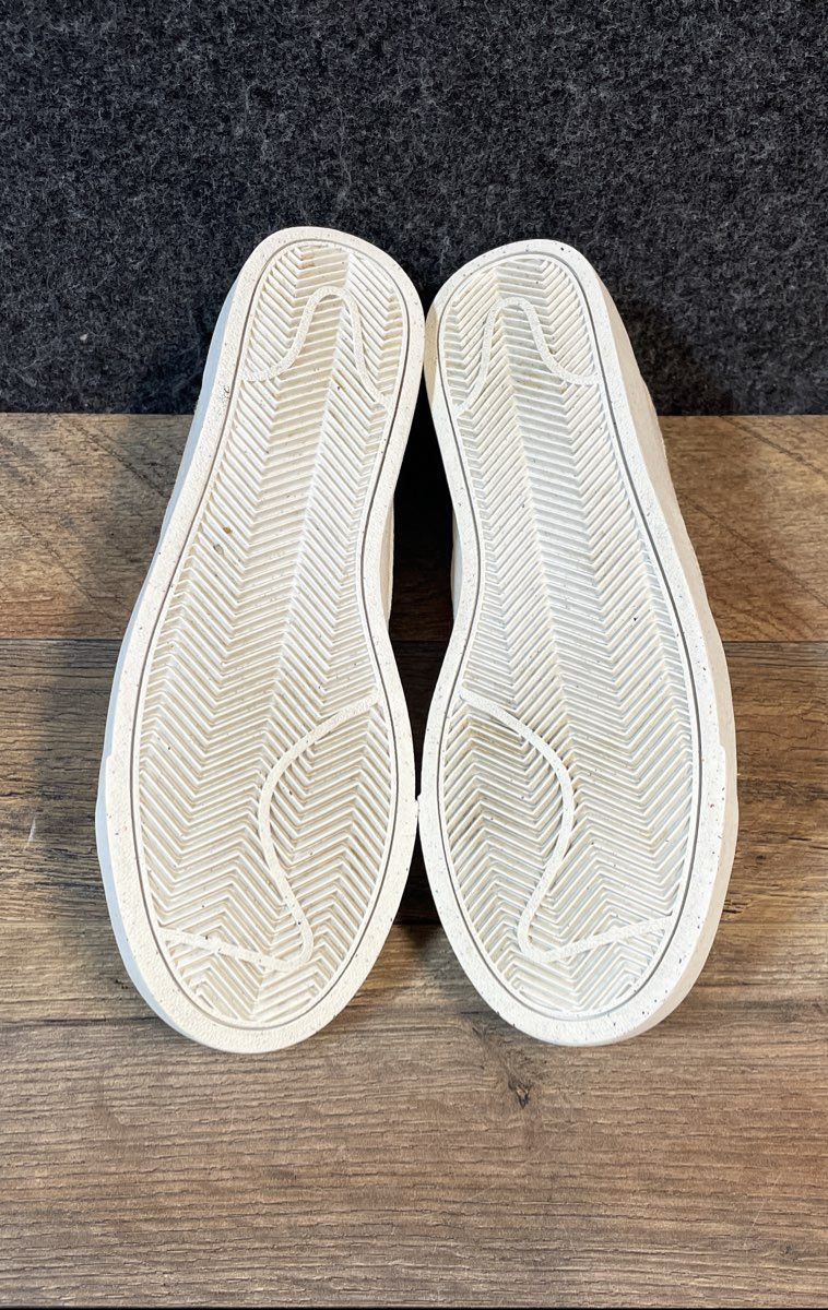 Nike Blazer Low Canvas Sail White Sherpa Lined Women's Sneakers Size 7
