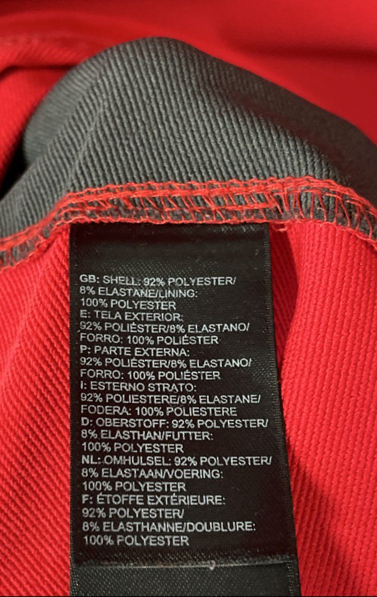 The North Face Men's WindWall Softshell Jacket Red Gray Full Zip Size XL
