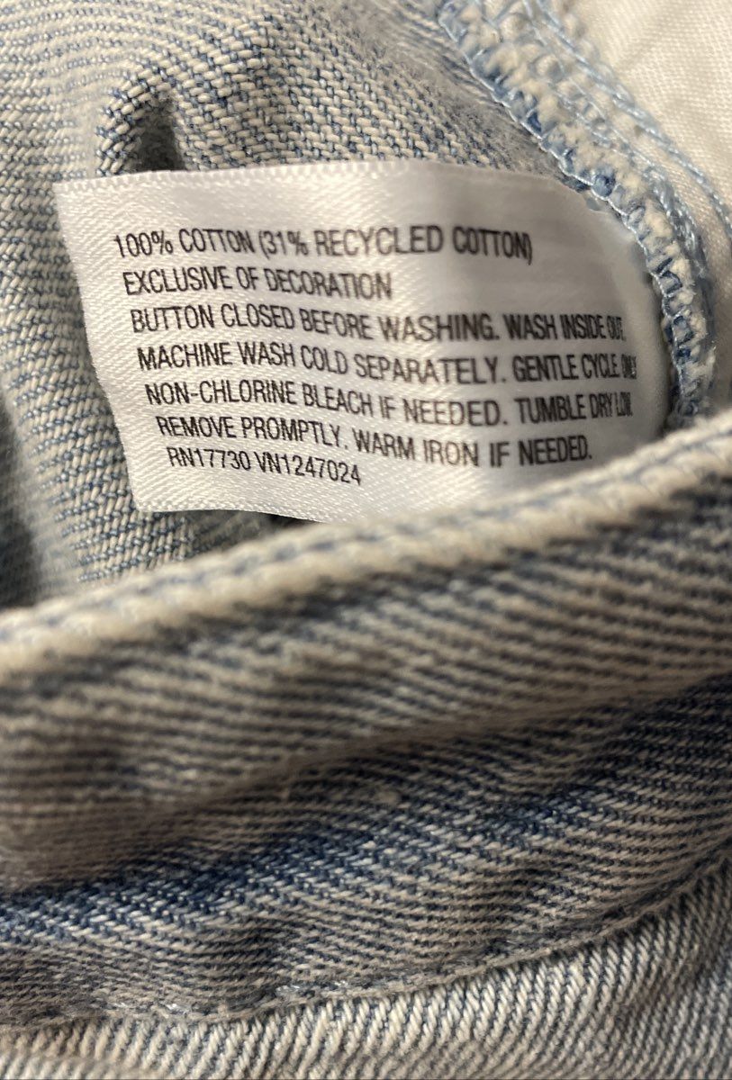 Original Use Men's Baggy Carpenter Pant Light Wash Blue Denim NWT Sz 30x32