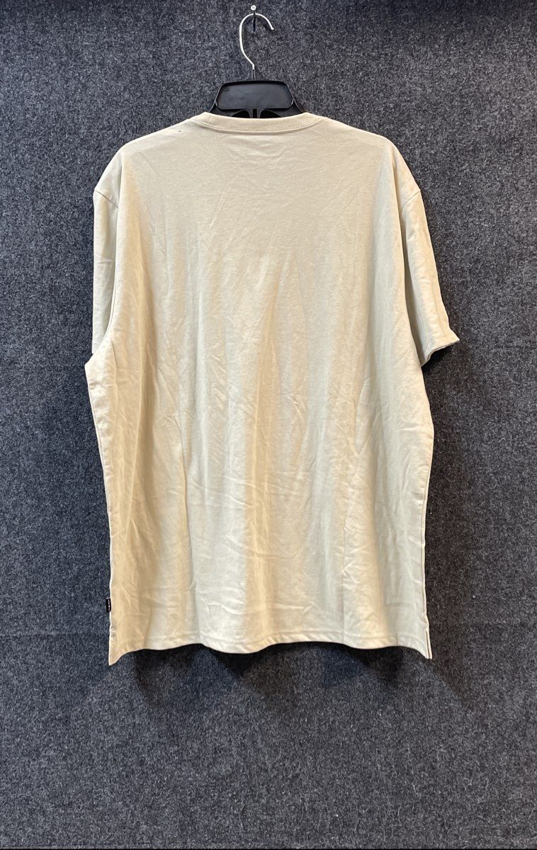 Lucky Brand Men's T-Shirt Taupe Cotton Blend Short Sleeve Crew Neck Sz XXL NWT