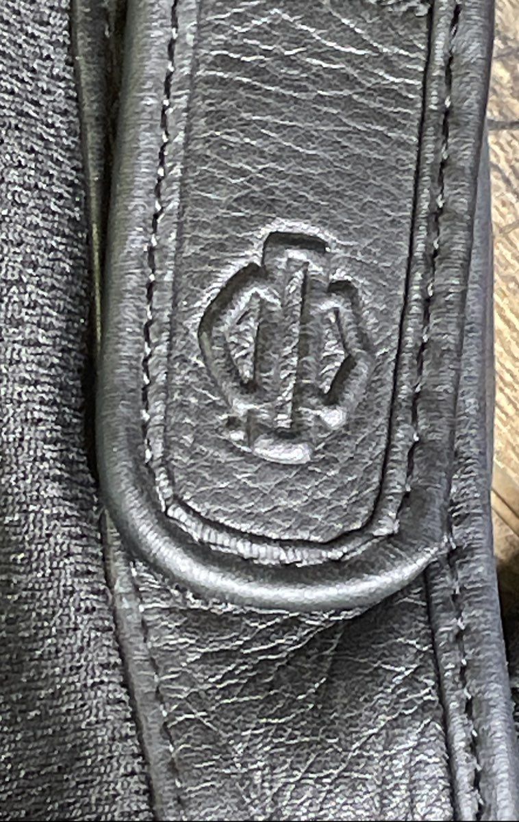 Harley-Davidson Centerline Fingerless Leather Motorcycle Gloves Reflective