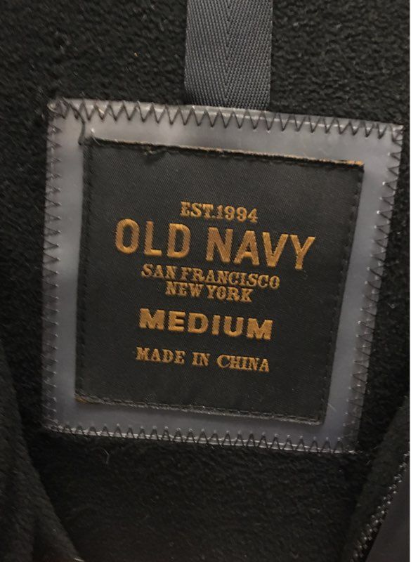 Black Old Navy Jacket - Size Medium