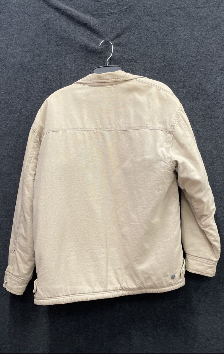 Vintage 90s Gotcha Men's Beige Sherpa Lined Cotton Canvas Workwear Jacket Sz M