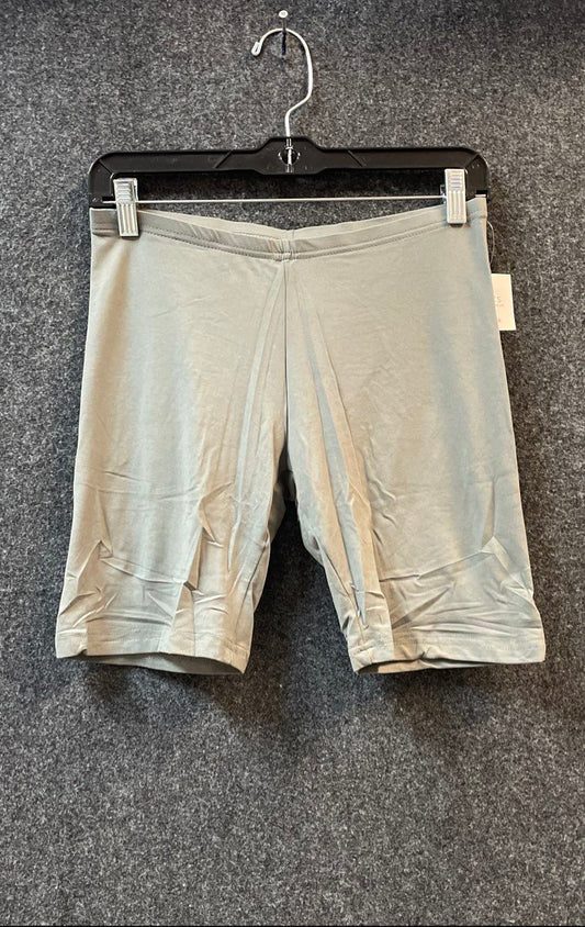 Sexy Basics Women's Gray Stretch Athleisure Bike Shorts SBW09X3 Sz L NWT