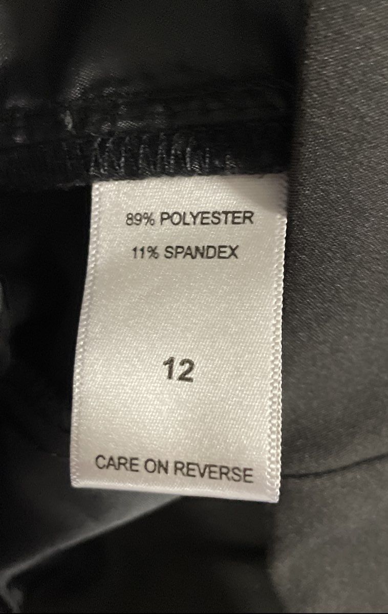 New York & Company Women's Black Madie Pant 7th Avenue 2-Way Stretch NWT Sz 12
