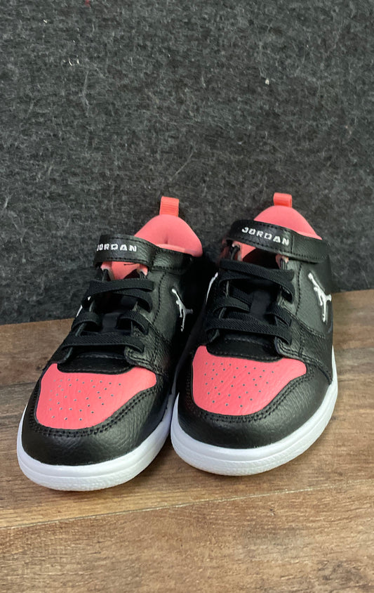 Jordan Max Aura 6 Black Coral Pink Youth Sneakers Size 1Y IQ6046-004
