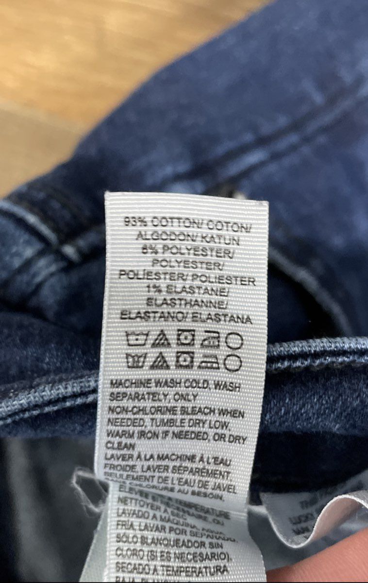 Lucky Brand Women's Blue Skinny Stretch Denim Jeans Sz 0/25 Medium Wash