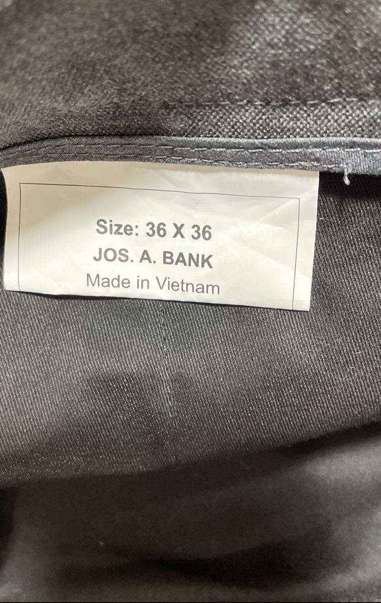 Jos. A. Bank Men's Grey Tailored Fit Poly Viscose Dress Pants Sz 36x36 NWT