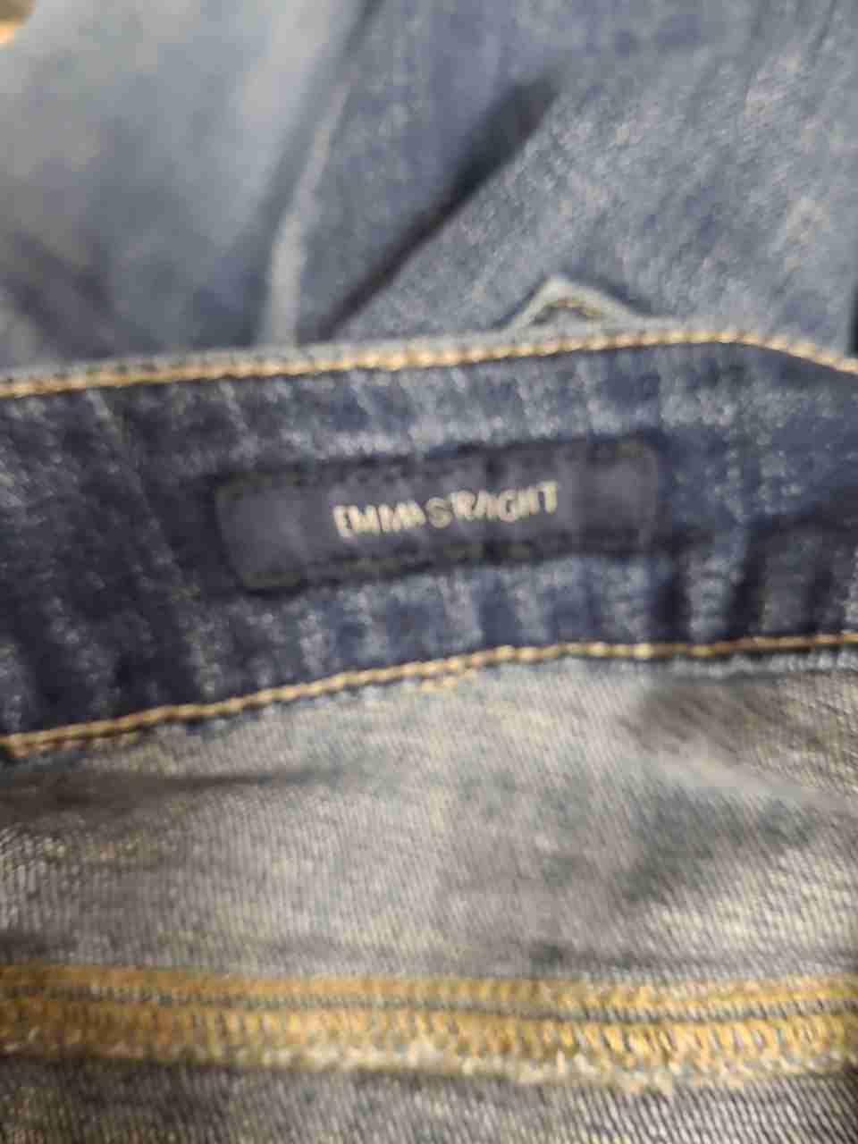 Lucky Brand Women's Emma Straight Leg Jeans Blue Medium Wash Stretch Sz 18W