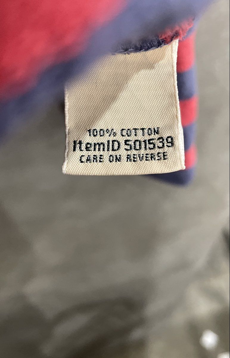 L.L.Bean Women's Striped Long Sleeve Button Placket Shirt Blue Red Sz XS Petite