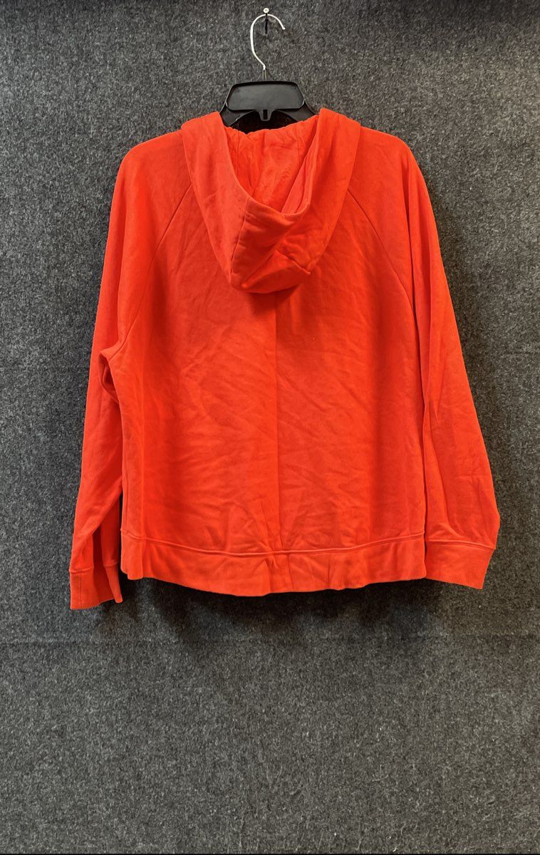 Nike Women's Red Quarter Zip Hoodie Pullover Sportswear Sz M