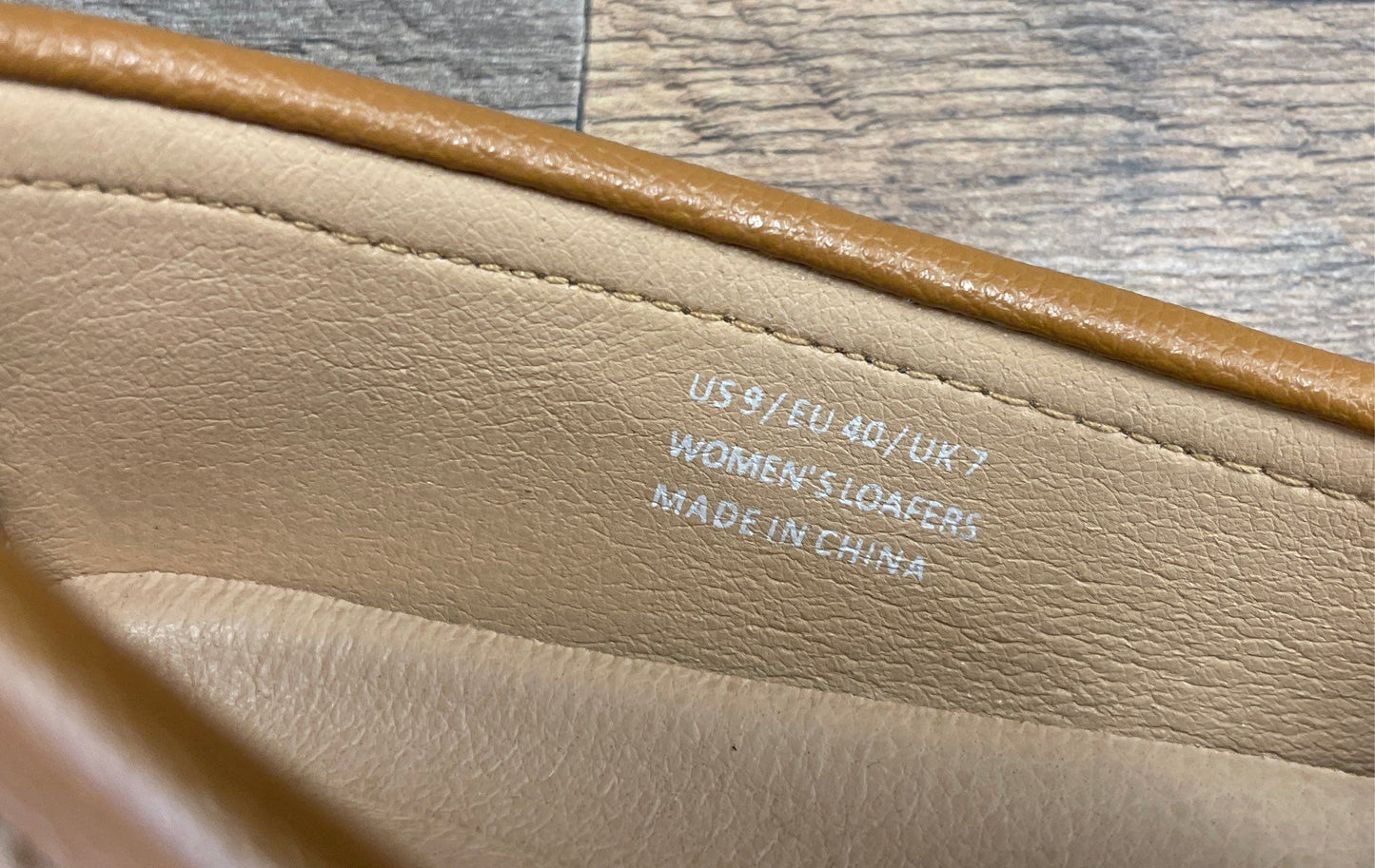Artisure Classic Comfort Tan Leather Penny Loafer Driving Mocs Women's Size 9