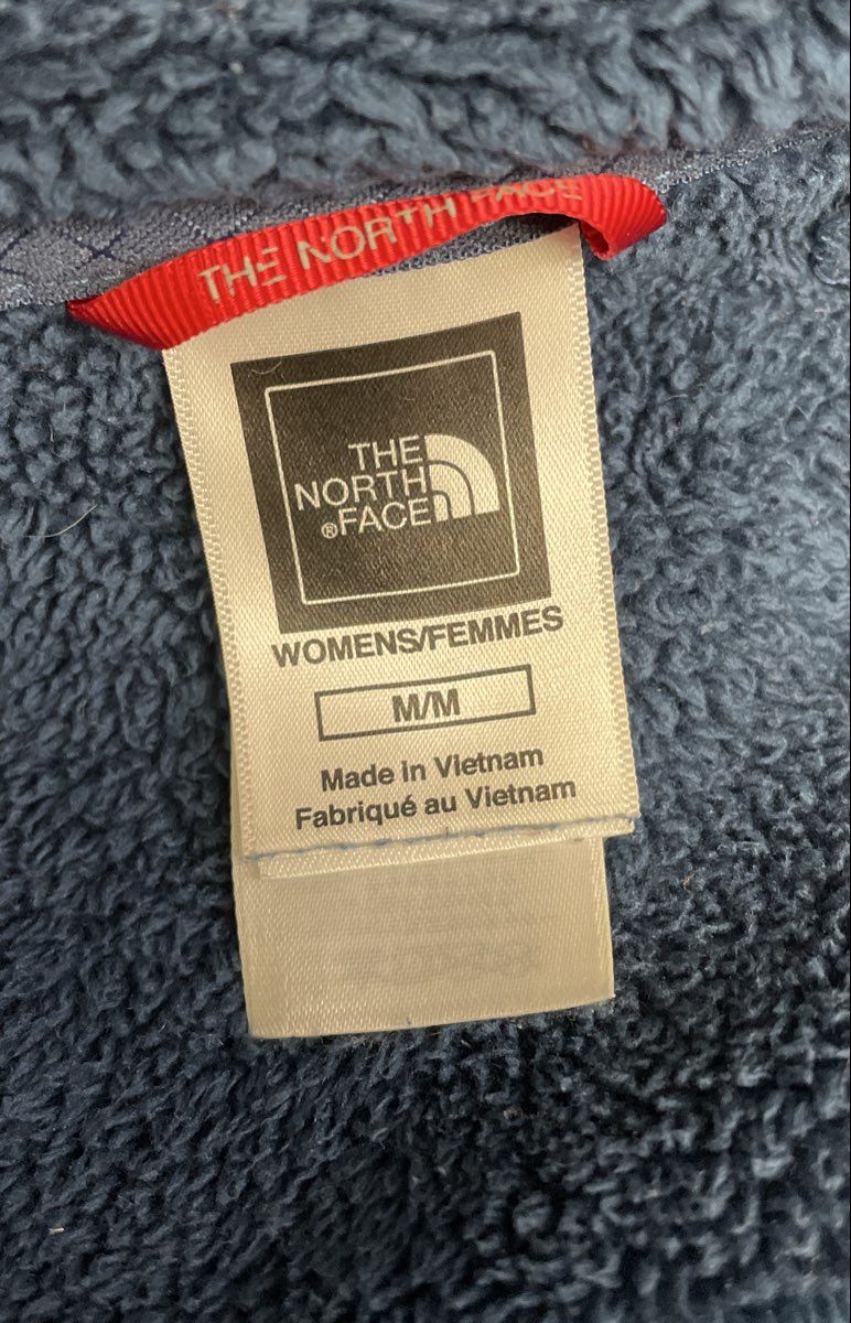 The North Face Women's Osito Full Zip High Pile Fleece Vest Blue Sz M
