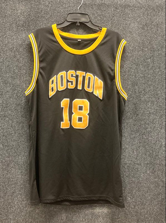 Happy Gilmore Boston Movie Hockey Jersey #18 Gilmore Stitched Black Sz XXL